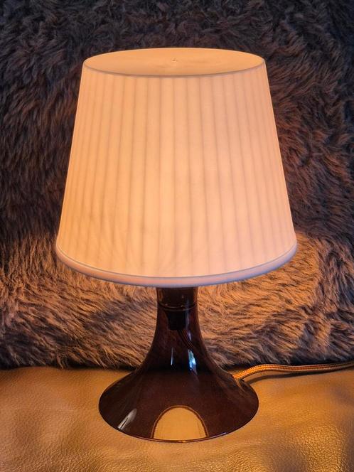 Ikea lampan B0201 29cm XXL Bruine uitvoering, Huis en Inrichting, Lampen | Tafellampen, Zo goed als nieuw, Minder dan 50 cm, Kunststof