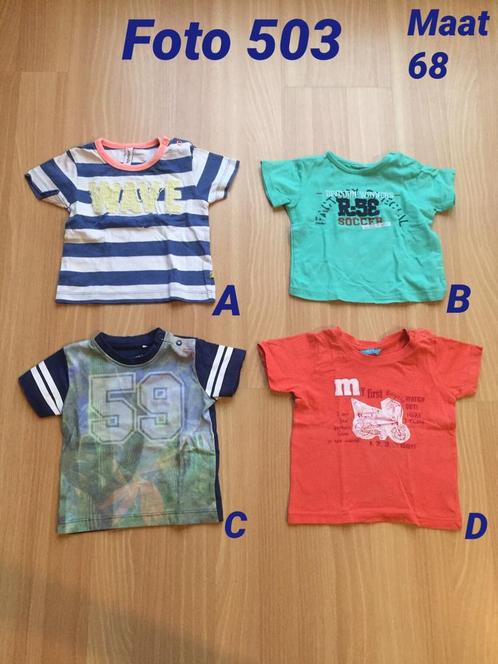 Shirt korte mouw jongen Zgan maat 68 *foto 503*, Kinderen en Baby's, Babykleding | Maat 68, Zo goed als nieuw, Jongetje, Shirtje of Longsleeve