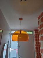 Kartell FLY lamp oranje compleet met ophangsysteem, Huis en Inrichting, Lampen | Hanglampen, Ophalen, Minder dan 50 cm