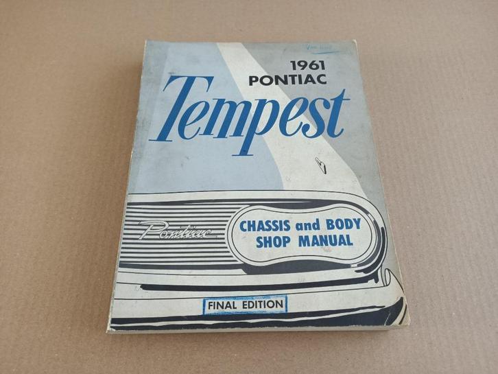 Werkboek/ Shop Manual: Pontiac Tempest (1961) USA, Auto diversen, Handleidingen en Instructieboekjes, Verzenden