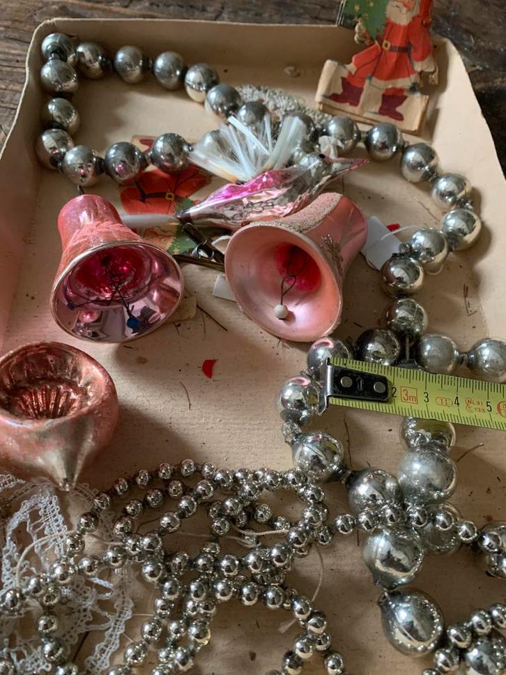 #kerst rose kerstballen, Diversen, Kerst, Gebruikt, Ophalen of Verzenden