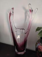 Antieke  Murano vaas 37 cm obercine/wit glas, Antiek en Kunst, Antiek | Vazen, Ophalen