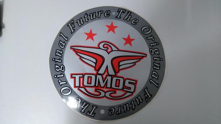 Tomos the original Future stickers sticker logo 9 stuks, Verzamelen, Stickers, Zo goed als nieuw, Auto of Motor, Ophalen of Verzenden