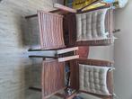 Hardhouten tuinenstoelen, Tuin en Terras, Ophalen, Gebruikt, Hout, Verstelbaar