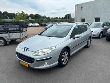 Peugeot 407 2.0 16V SW 2005 Grijs NETTE AUTO!! beschikbaar voor biedingen
