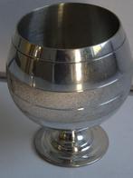 Cognac glas vintage zilvertin glas beker Bolivia Fema, Ophalen of Verzenden, Zo goed als nieuw, Overige typen
