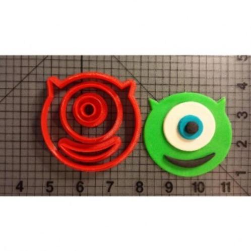 nieuw 3d uitsteker monsters inc. Mike 5 cm, Hobby en Vrije tijd, Taarten en Cupcakes maken, Nieuw, Versiering, Taarten of Cupcakes