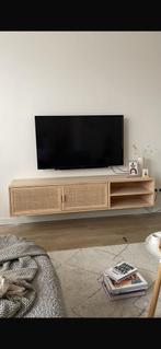 TV Meubel Licht Hout/Rotan, Huis en Inrichting, Complete inboedels, Ophalen