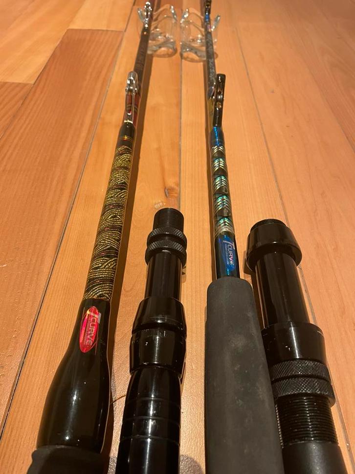 Biggame hengels, Shimano Ataris Trolli&Shimano Diaflash Boat, Watersport en Boten, Hengelsport | Zeevissen, Zo goed als nieuw