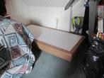 Boxspring bedbodem, Ophalen, Gebruikt, 90 cm, Bruin