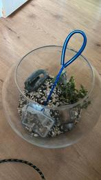 Vissenkom met toebehoren, Dieren en Toebehoren, Vissen | Aquaria en Toebehoren, Ophalen, Gebruikt, Leeg aquarium