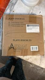 Plafond plaat zwart 30 cm zonder gaten metaal, Ophalen of Verzenden
