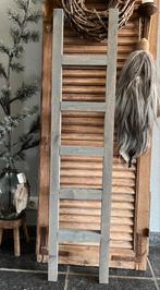 Houten laddertje 120x27x4cm decoratief, Huis en Inrichting, Woonaccessoires | Overige, Ophalen