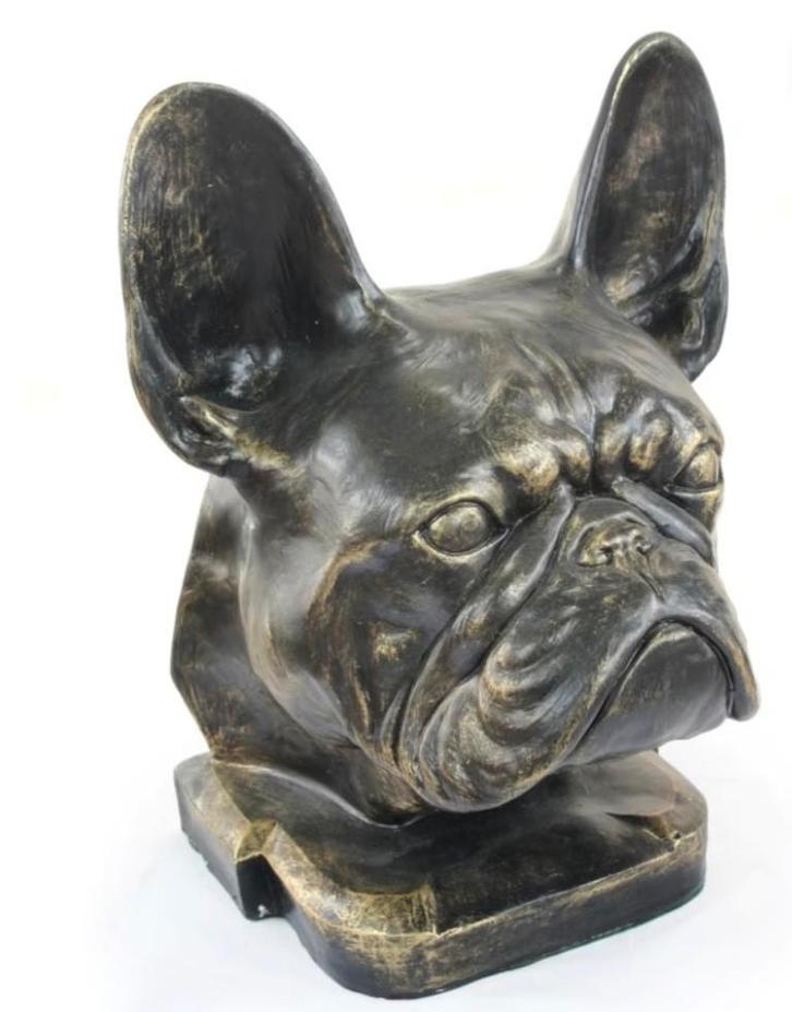 Franse Bulldog Beeld - Decoratief & Gedetailleerd, Tuin en Terras, Tuinbeelden, Nieuw, Dierenbeeld, Overige materialen, Ophalen of Verzenden