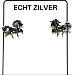 Paardjes oorknopjes zilver ook hangende oorbellen nieuw., Ophalen of Verzenden, Nieuw, Zilver, Oorbellen