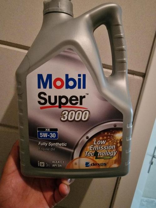 Mobil super 3000 5w 30 meest gebruikte motor olie, Auto diversen, Onderhoudsmiddelen, Ophalen of Verzenden