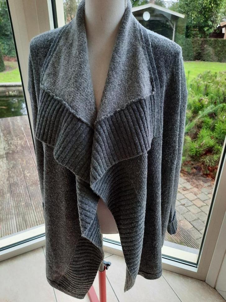 Charmant vest TARA JARMON - S/M, Kleding | Dames, Truien en Vesten, Zo goed als nieuw, Maat 38/40 (M), Grijs, Ophalen of Verzenden