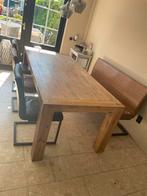 Eethoek met bank en 3 stoelen, Ophalen, Gebruikt