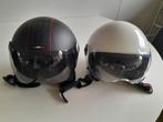 2 Bijna Nieuwe Brommer/Scooter Helmen, Fietsen en Brommers, Ophalen, Zo goed als nieuw, Small, Onbekend
