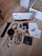 Podcast Studio Set - Zo Goed Als Nieuw - Compleet Mengpaneel, Ophalen of Verzenden, Zo goed als nieuw, Studiomicrofoon