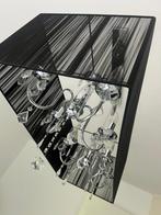 Zwarte Kroonluchter met Kristallen, Ophalen, Gebruikt, Stof