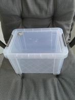 Kleine plastic opberg bak, Ophalen, Minder dan 35 cm, Minder dan 50 cm, Zo goed als nieuw