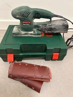 Bosch PSS 180 A Vlakschuurmachine + Koffer, Ophalen of Verzenden, Gebruikt, Minder dan 600 watt, Vlakschuurmachine