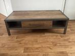 Salontafel Industriëel, Ophalen, 100 tot 150 cm, Zo goed als nieuw, Metaal