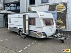 Dethleffs Camper 510 DB MOVER-VOORTENT-FIETSENDR, Caravans en Kamperen, Rondzit, Bedrijf, Schokbreker, Overige typen