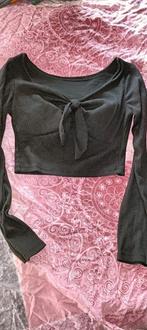Tk croptop gothic met push up maat m.l, Verzenden, Zo goed als nieuw, Zwart