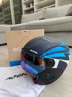 Zgan Skihelm Alpina carat le visor 54-58 blauw kind vizier, Sport en Fitness, Overige merken, Overige typen, Ophalen of Verzenden