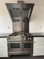 Boretti gasfornuis incl Boretti afzuigkap, Witgoed en Apparatuur, Fornuizen, Ophalen, Warmhoudplaat, 60 cm of meer, Zo goed als nieuw