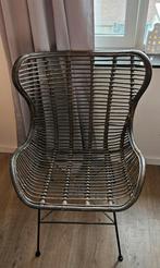 Rotan fauteuil Jasmine Leenbakker, Ophalen, Gebruikt, Bruin, Riet of Rotan