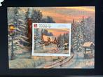 King Puzzel - Winter Cottage - 1000 stukjes, Hobby en Vrije tijd, Denksport en Puzzels, Ophalen of Verzenden, 500 t/m 1500 stukjes
