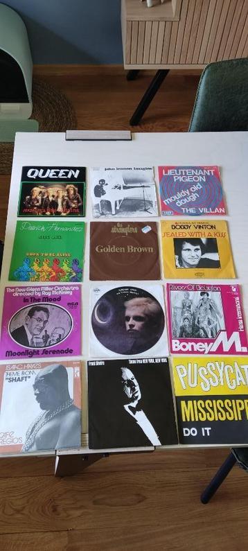 7 inch singles (70's-80's): 12 stuks beschikbaar voor biedingen