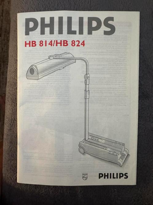 Philips inklapbare zonnebank, Witgoed en Apparatuur, Zonnebanken en Gezichtsbruiners, Zo goed als nieuw, Zonnebank enkelzijdig