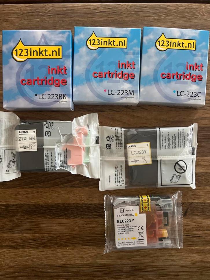 Brother Inkt Cartridges - LC223, LC227XL, BLC223, Computers en Software, Printerbenodigdheden, Nieuw, Cartridge, Ophalen of Verzenden