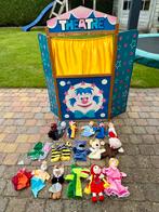 Retro poppenkast met handpoppen (oa Jan Klaassen, Efteling), Ophalen, Gebruikt, Overige typen