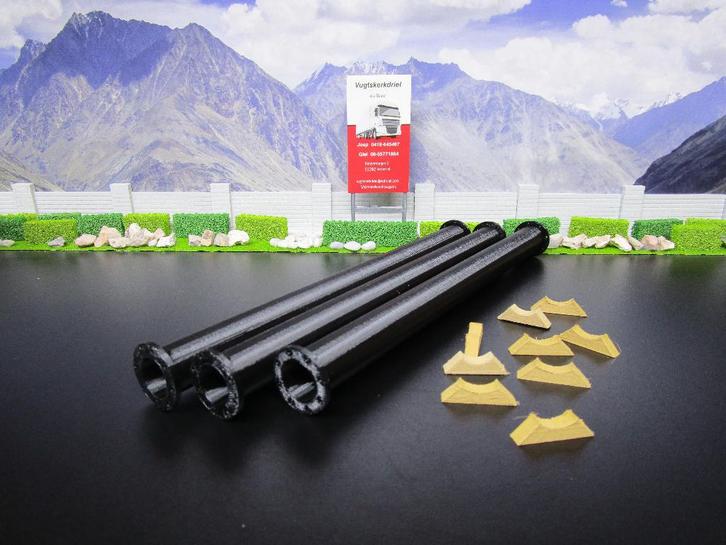 Lading Buizen +-24cm "Zie Omschrijving , Ex Wsi Oplegger", Hobby en Vrije tijd, Modelauto's | 1:50, Nieuw, Bus of Vrachtwagen