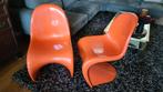 Vintage Panton stoel oranje Vitra Herman Miller, Ophalen, Kunststof, Gebruikt, Twee