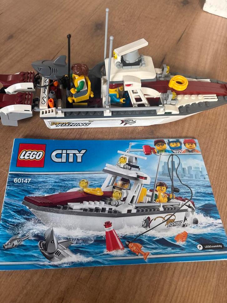 Lego City Vissersboot 60147 - Complete Set, Kinderen en Baby's, Speelgoed | Duplo en Lego, Gebruikt, Lego, Complete set, Ophalen of Verzenden