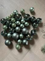 Mooie groene kerstballen en versiering, Diversen, Kerst, Ophalen of Verzenden