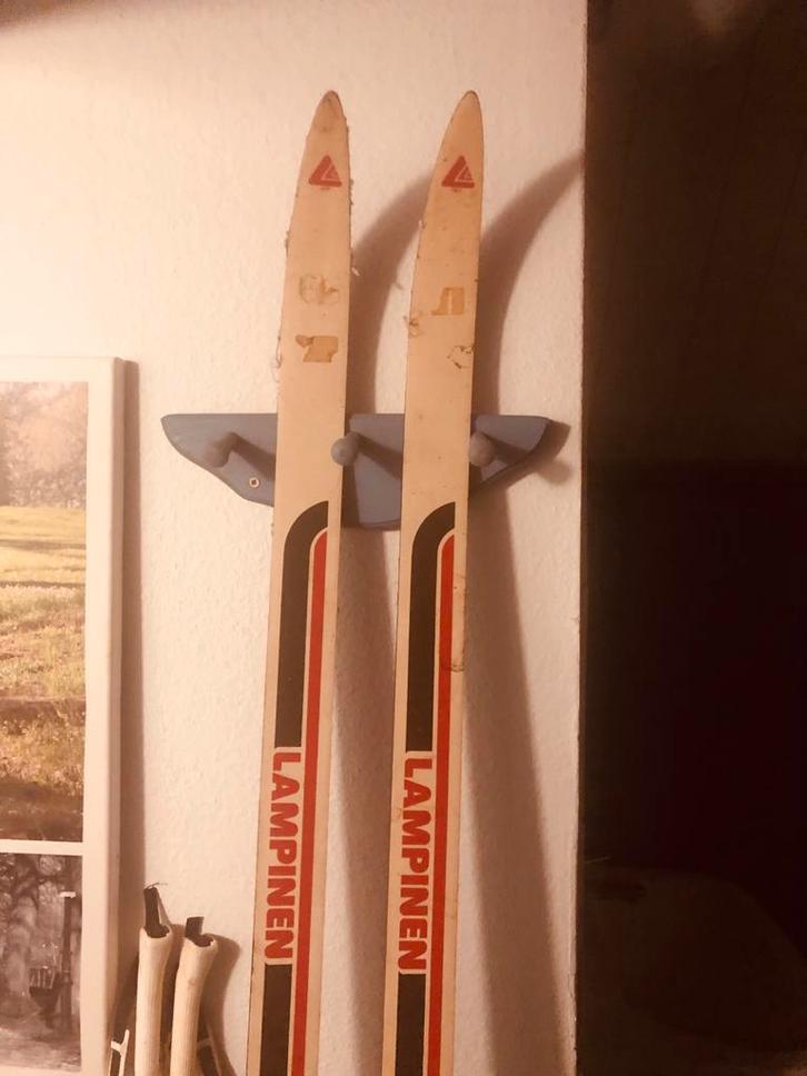 Antieke Langlauf Ski's - Verzamelaarsobject, Sport en Fitness, Skiën en Langlaufen, Gebruikt, Ski's, Langlaufen, Overige merken
