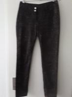 Broek jeans bruin met print Caroline Biss 38, Ophalen of Verzenden, Zo goed als nieuw, Maat 38/40 (M), Bruin