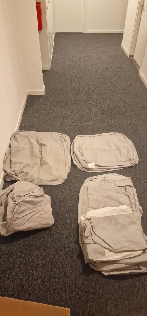 IKEA Kivik hoes - Grijs, Huis en Inrichting, Banken | Bankstellen, Gebruikt, Rechte bank, Tweepersoons, 75 tot 100 cm, Stof, Ophalen of Verzenden