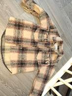 Zara tussenjasje geruit beige franjes 128, Kleding | Dames, Blouses en Tunieken, Ophalen of Verzenden, Zo goed als nieuw, Maat 34 (XS) of kleiner