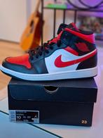Nike Air Jordan 1 Mid 'Bred Toe' Maat 44, Overige kleuren, Nike, Nieuw, Ophalen of Verzenden