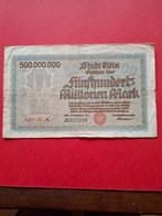 500 Miljoen Mark - Keulen 1923, Ophalen of Verzenden, Duitsland