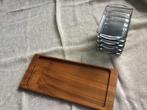 Deens vintage teak hapjes tray, Verzamelen, Verzenden, Huis en Inrichting