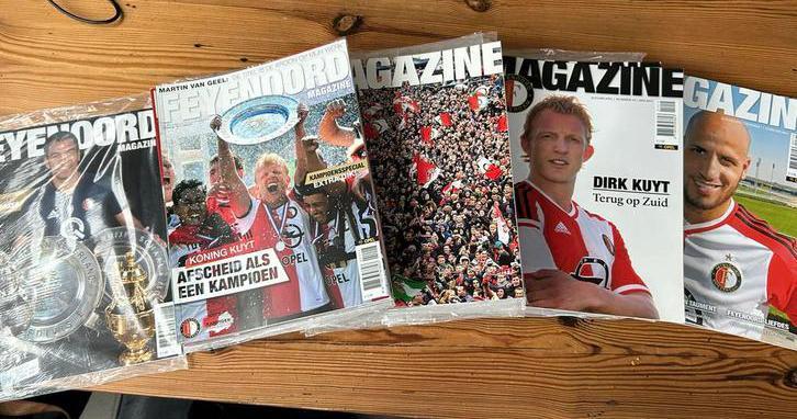 Feyenoord Magazine Collectie van 11-2011 tot heden, Boeken, Tijdschriften en Kranten, Zo goed als nieuw, Sport en Vrije tijd, Ophalen